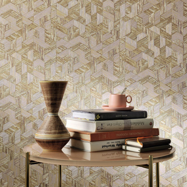 Metallic Textured Wallpaper