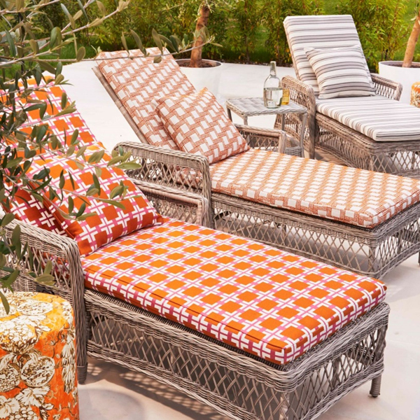 outdoor fabric loungers