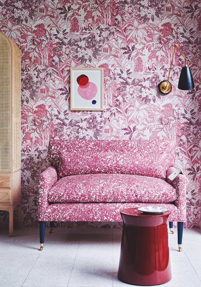 Designer Pink Wallpaper