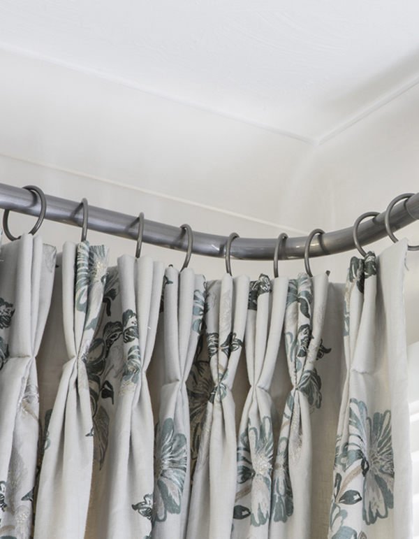 Pinch Pleat Curtains with Hooks