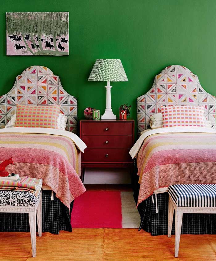 Pink and Green Room Inspirations