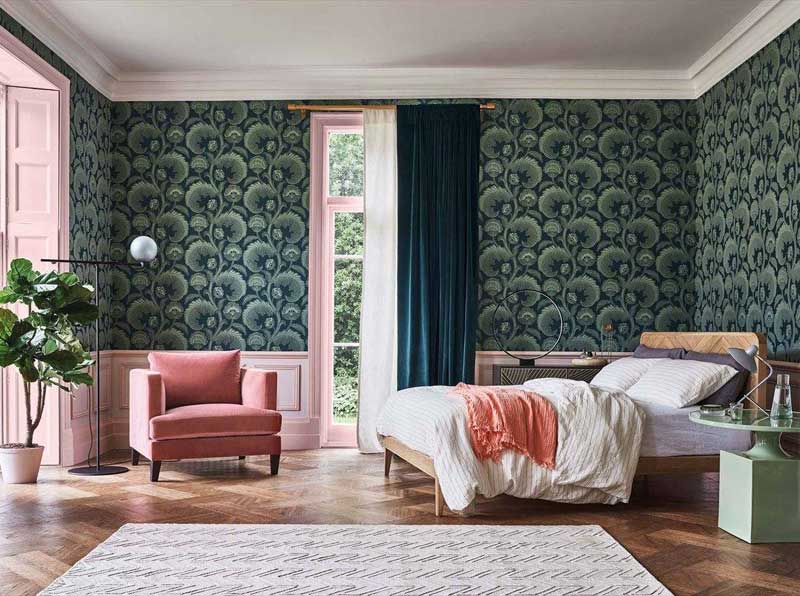 Pink and Green Room Inspirations