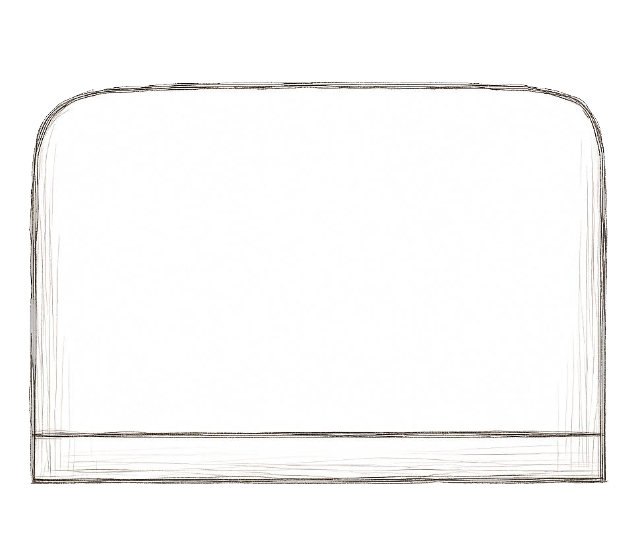 Round Corner Headboard