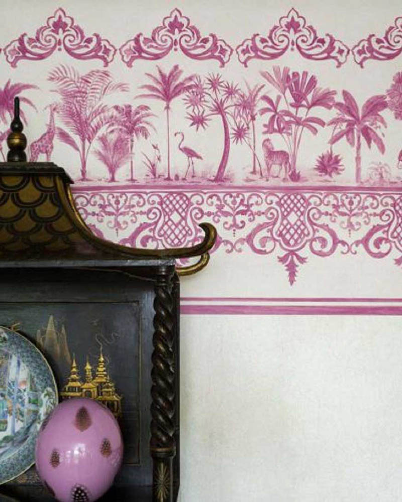 Pink Wallpaper Border