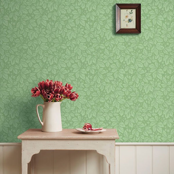 Green Leaf & Tree Wallpaper