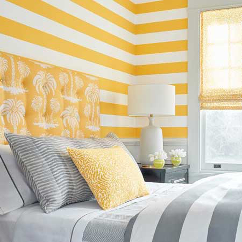 Yellow Stripe Wallpaper